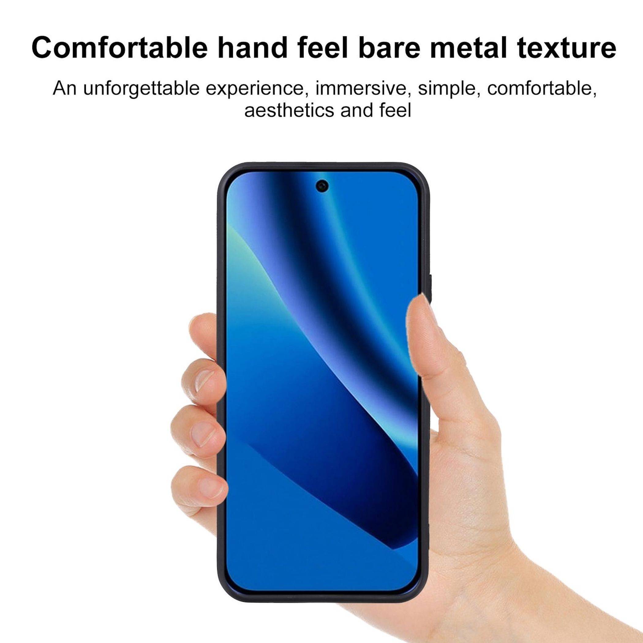 Schutzhülle für Google Pixel 10a TPU Silikon Cover Flexibel Dünn Schwarz-3
