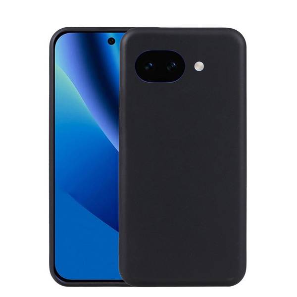 Schutzhülle für Google Pixel 10a TPU Silikon Cover Flexibel Dünn Schwarz