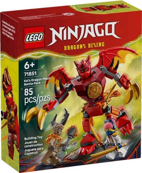 LEGO - 71851 Ninjago Kais Drachen-Mech Battle Set-0