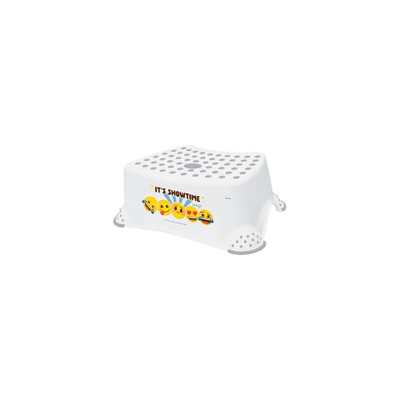 kids Tritthocker"tomek emoji showtime" weiß Tragkraft 80 kg Oberfläche und Fuess-0
