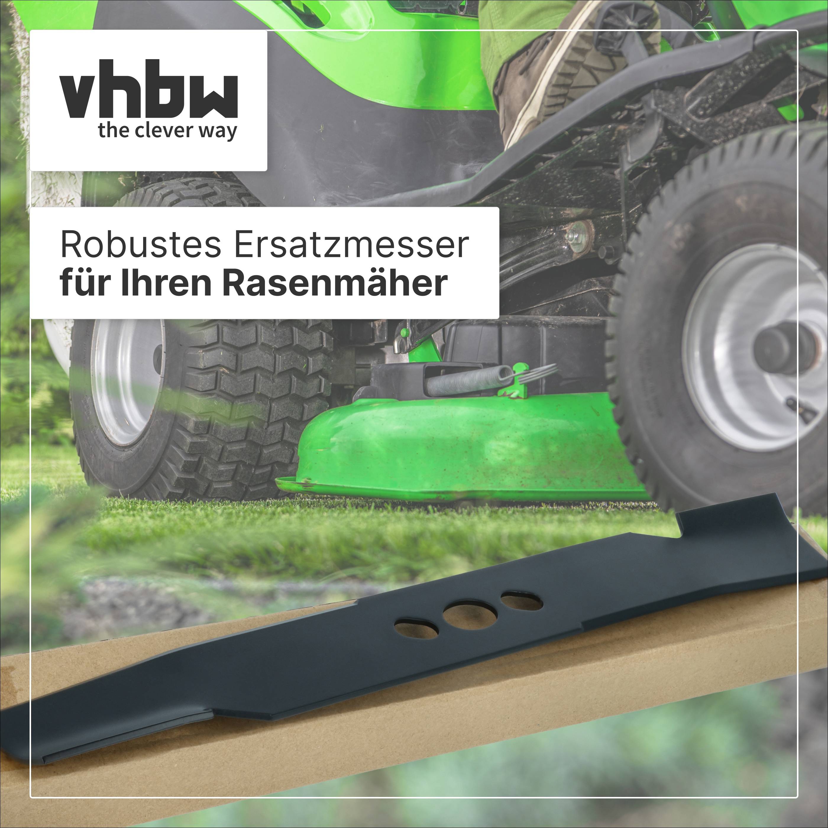 vhbw Ersatz-Messer kompatibel mit Scheppach SBLM42Li | SBLM42, MS146-42, PPLM42, MS139-42S Rasenmäher - Ersatzklinge-2