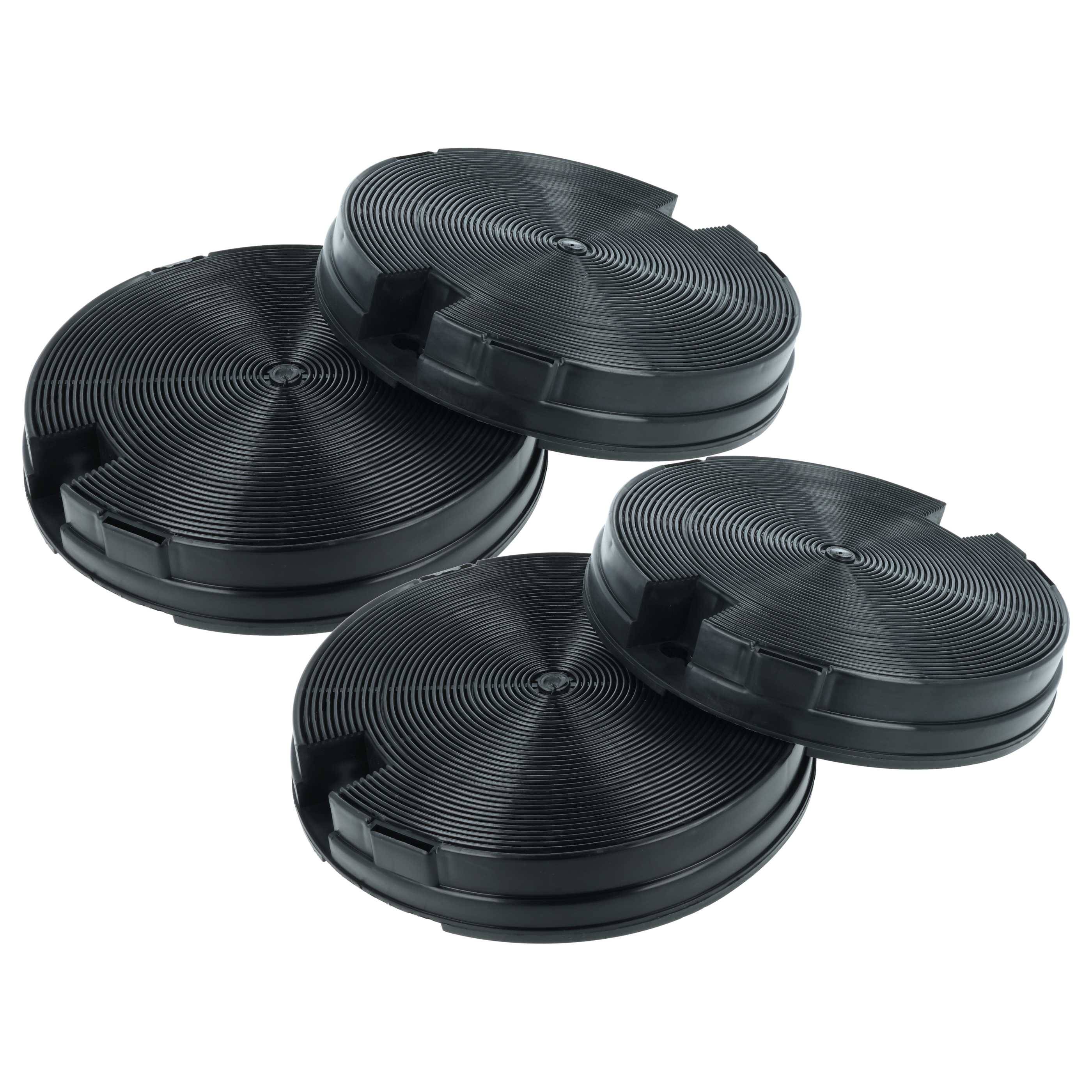 vhbw 4x Aktivkohlefilter kompatibel mit Whirlpool 851436001000 | für 851437401000, 851437301000, 851437901000-0