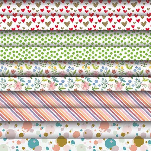 Geschenkpapier 3 m x 70 cm "Fantasy" sortiert-0