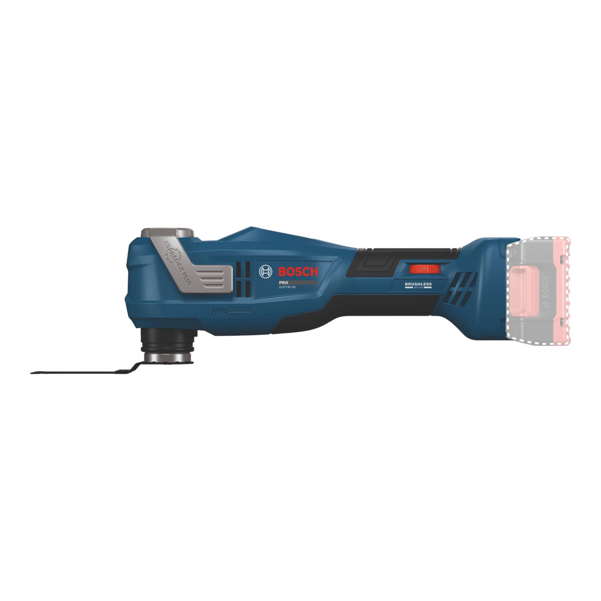 Bosch GOP 18V-30 Akku Multifunktionswerkzeug 18 V Starlock Plus Brushless + 1x Akku 4,0 Ah + Ladegerät + L-Boxx-2