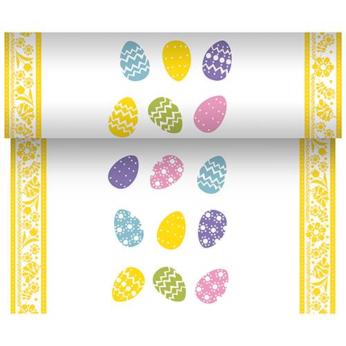 PAPSTAR - Tischläufer Coloured Eggs 87372 mehrfarbig-0