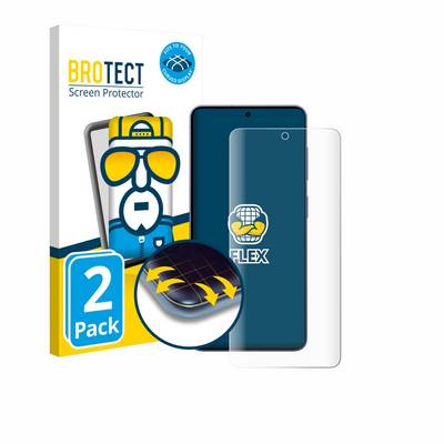 2x BROTECT Flex Fullscreen Schutzfolie für Samsung Galaxy S26 Full-Screen 3D Curved Transparent-0