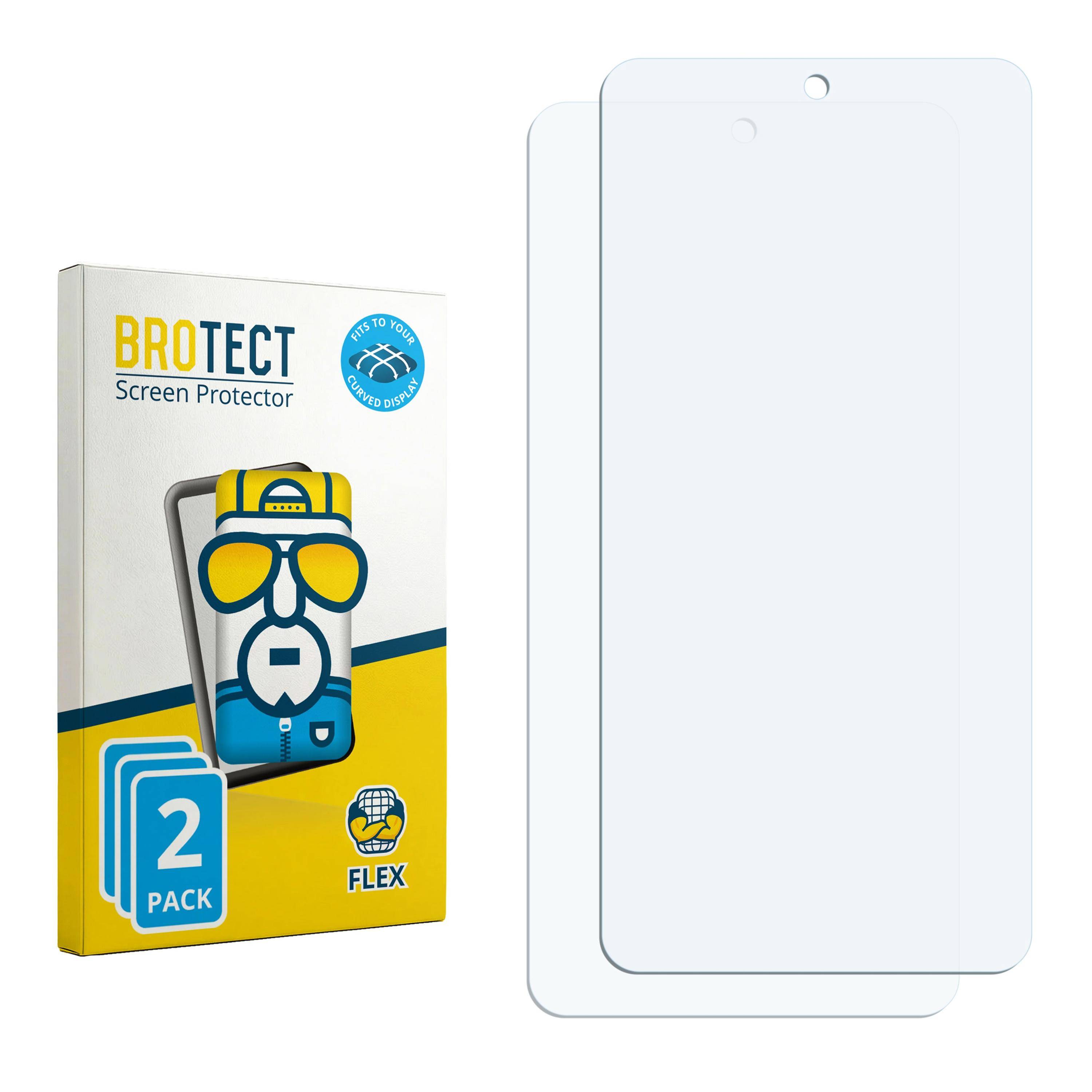 2x BROTECT Flex Fullscreen Schutzfolie für Samsung Galaxy S26 Full-Screen 3D Curved Transparent-3