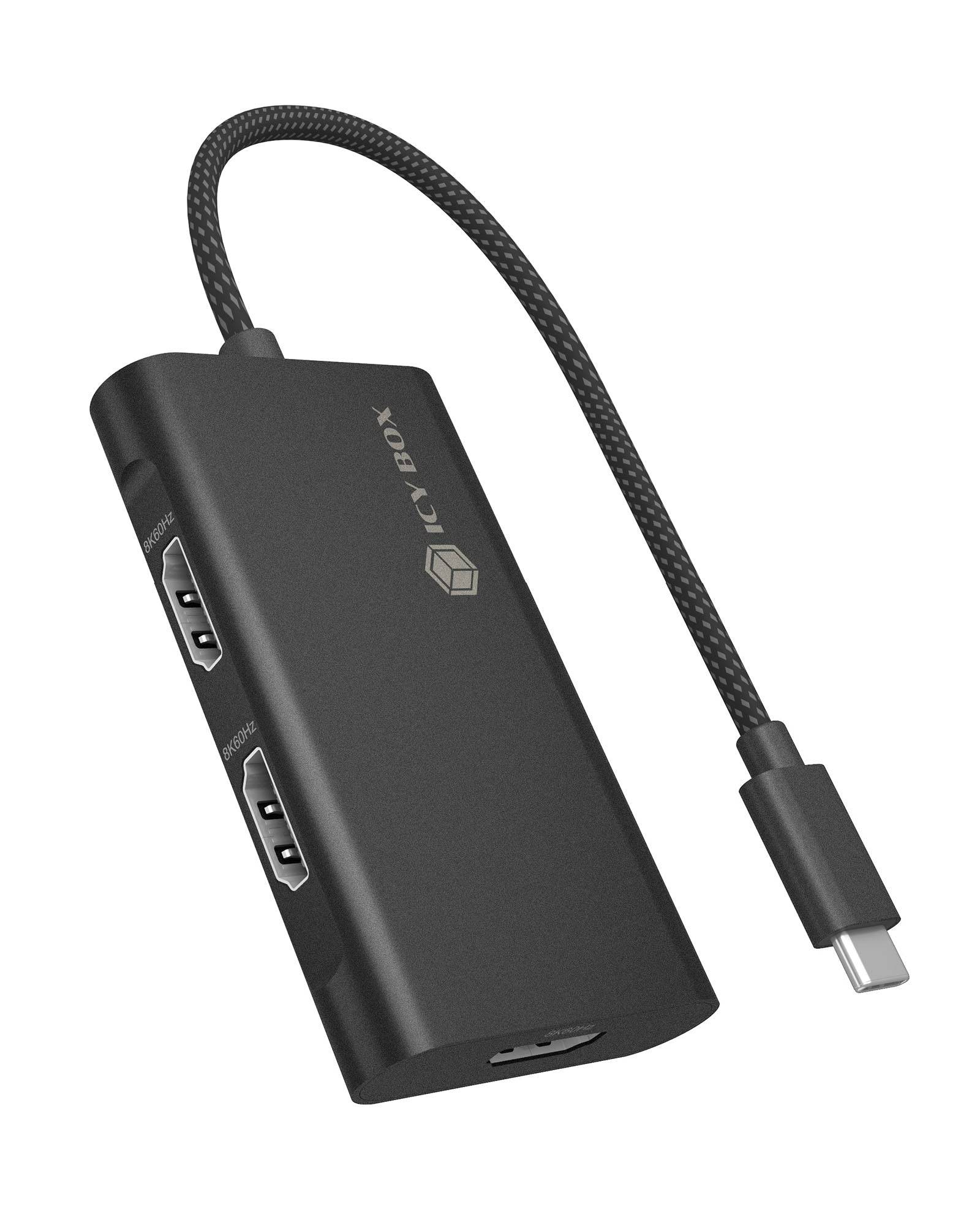 IB-AD1030-C, Adapter USB Type-C® auf 3x HDMI® 4K@60 Hz, MST-0