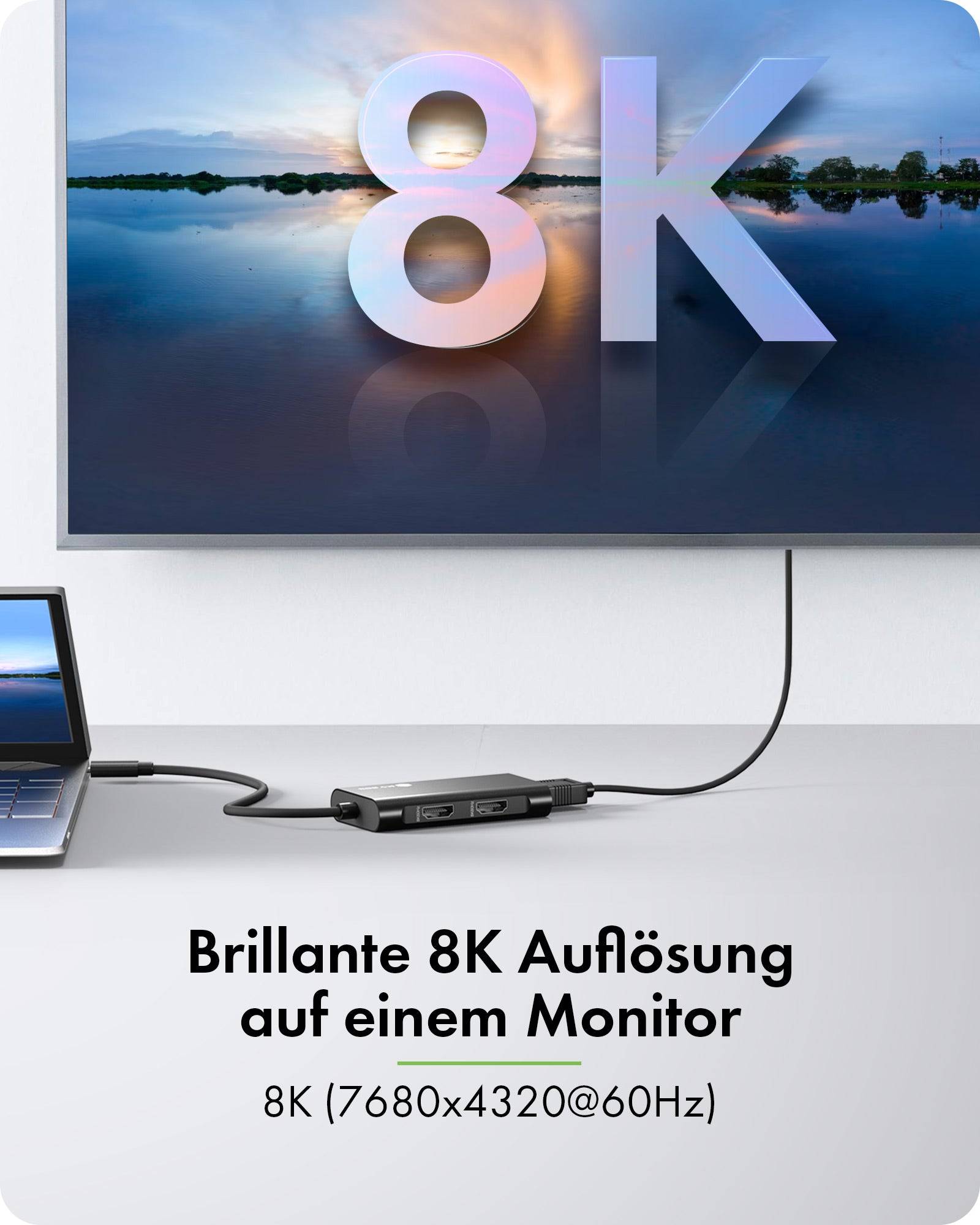 IB-AD1030-C, Adapter USB Type-C® auf 3x HDMI® 4K@60 Hz, MST-2