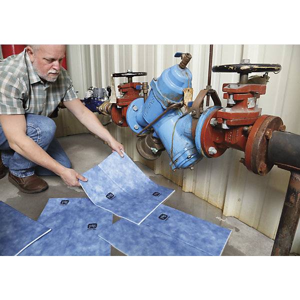 Wasserabsorbierende Saugmatten VE 100 Stk BxL 380 x 480 mm. 86418449 864184 49-2