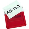Magnet-Sichttasche aus Hart-PVC VE 10 Stk Format DIN A6 quer rot ab 2 VE. 86198849 861988 49
