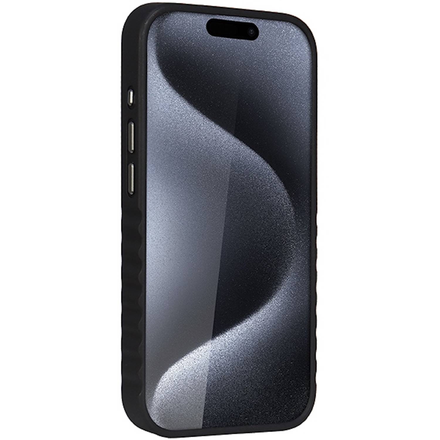 Audi Apple iPhone 15 Pro Max Kunstleder MagSafe Hardcase Hülle Braun-1