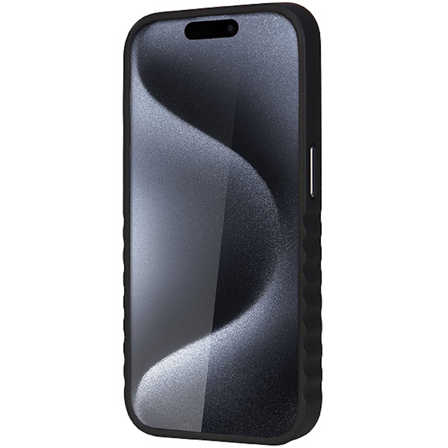 Audi Apple iPhone 15 Pro Max Kunstleder MagSafe Hardcase Hülle Braun-3