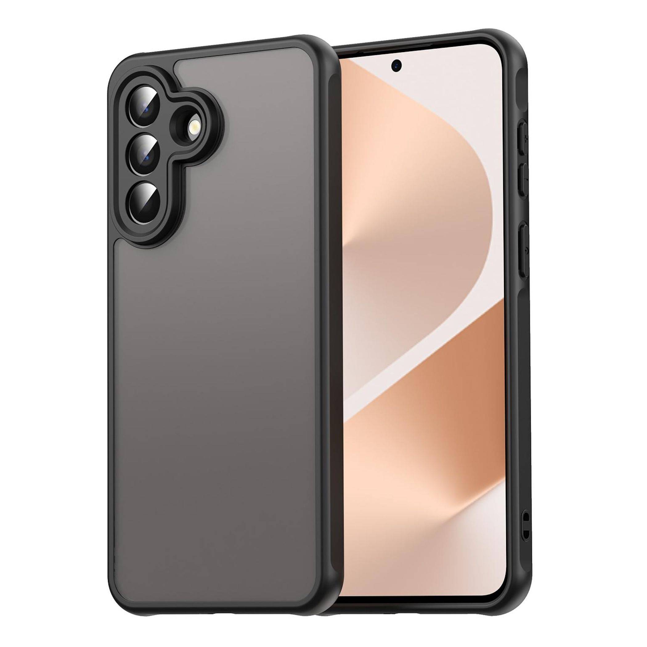 Hülle für Samsung Galaxy A57 5G Case Schutzhülle Matt Schwarz Stoßfest Slim-0