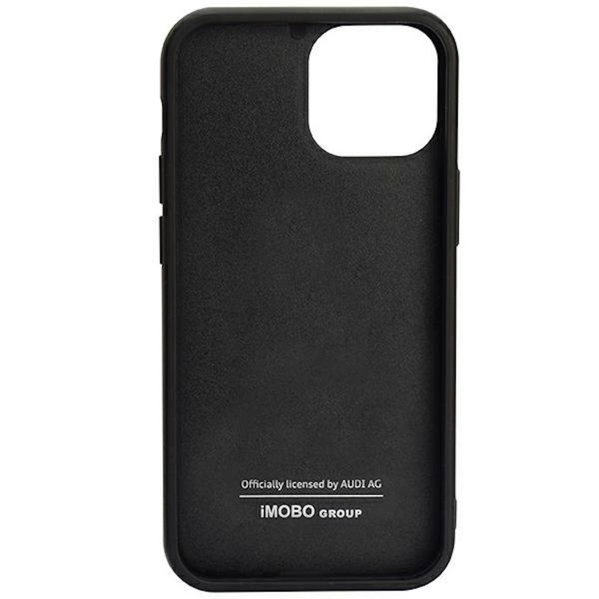 Audi Apple iPhone 14 Pro Schutzhülle Tasche Case Backcover Carbon Faser Schwarz-1