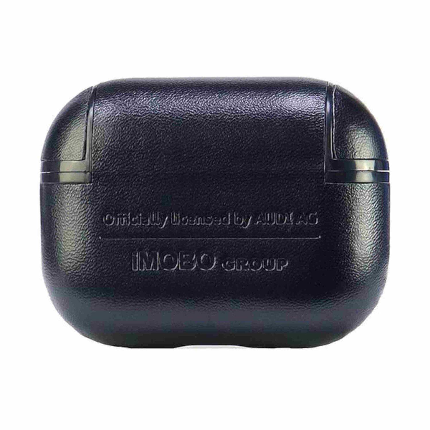 Audi Apple AirPods Pro 2 Leather Big Logo Schutzhülle Schwarz-4