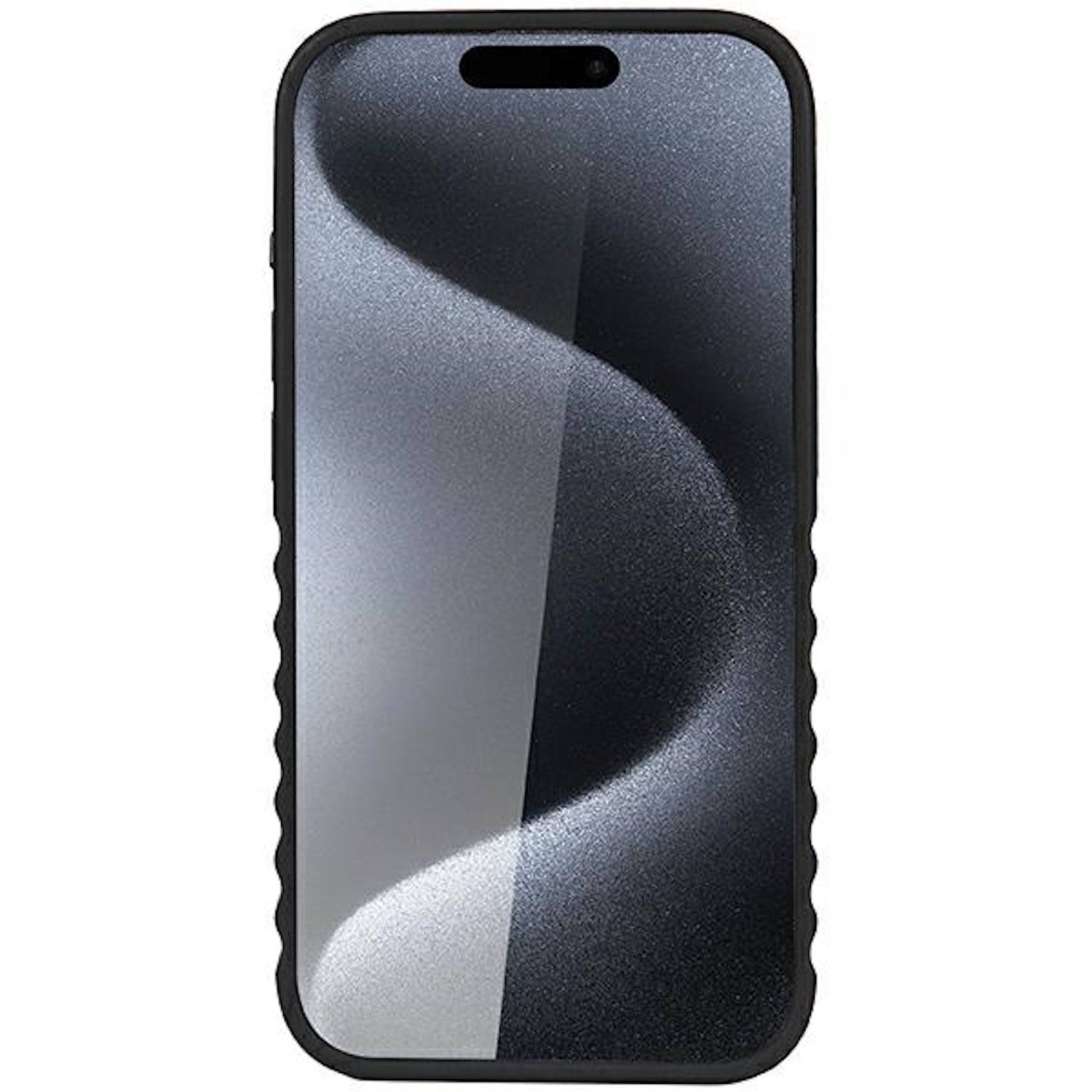 Audi Apple iPhone 15 Pro Max Kunstleder MagSafe Hardcase Hülle Schwarz-3