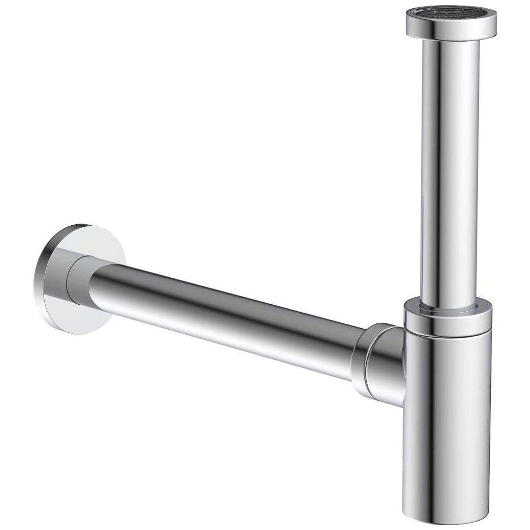 KIRCHHOFF DS-5WK Flaschensiphon, Chrom, 1 1/4 x 32 mm-0