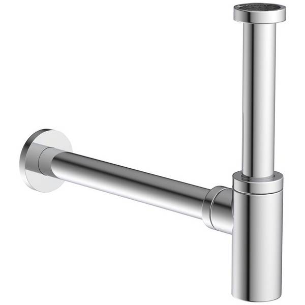 KIRCHHOFF DS-5WK Flaschensiphon, Chrom, 1 1/4 x 32 mm