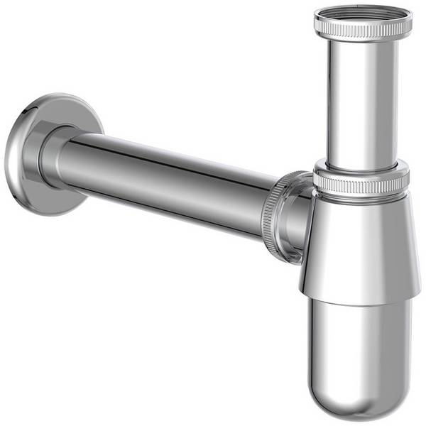 KIRCHHOFF Flaschensiphon, Chrom, 1 1/4 x 32 mm