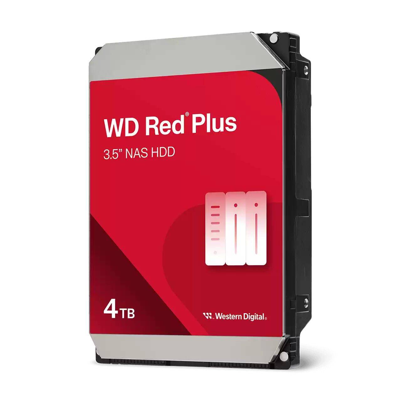 WD Red Plus - Festplatte - 4 TB - intern - 3.5" (8.9 cm)-0