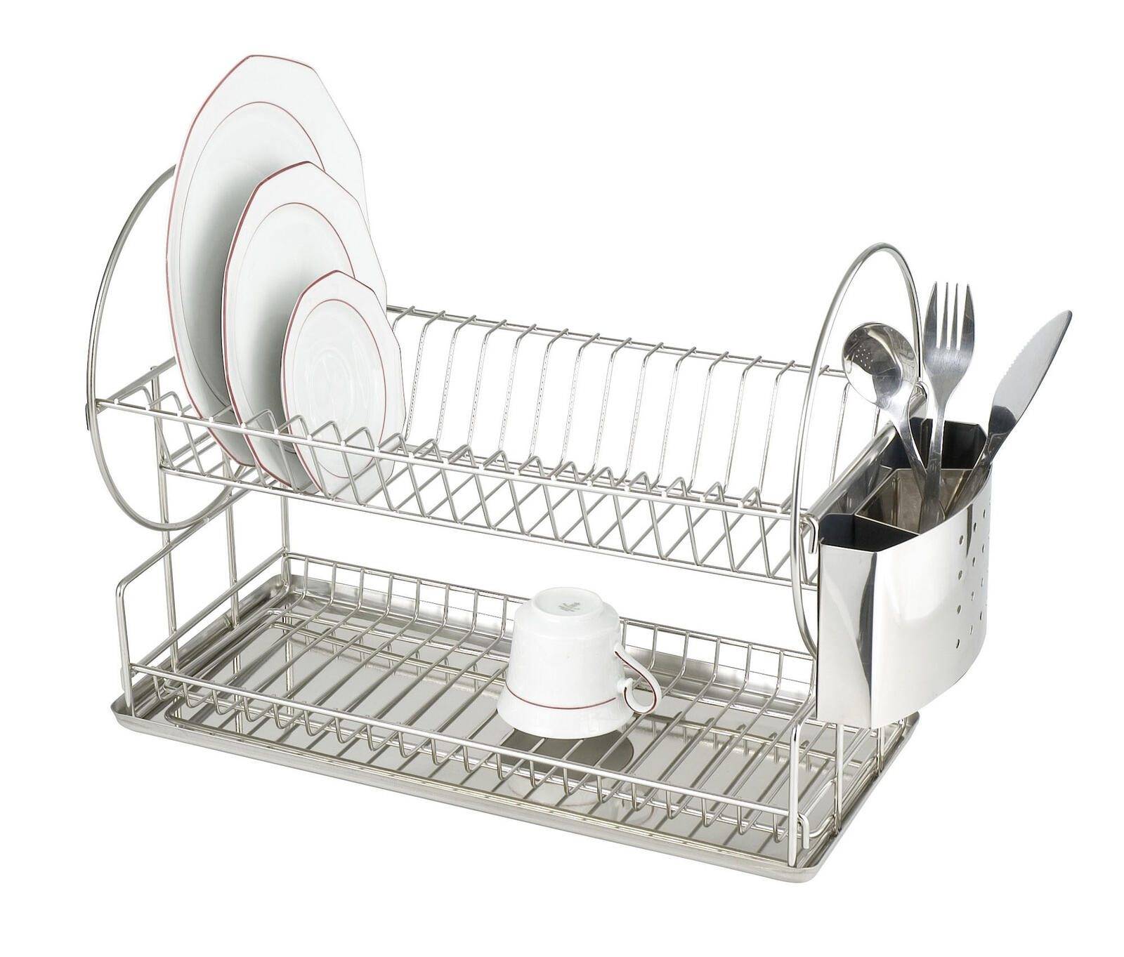 Maximex Exclusiv Duo Geschirrabtropfständer silber 2329500-0