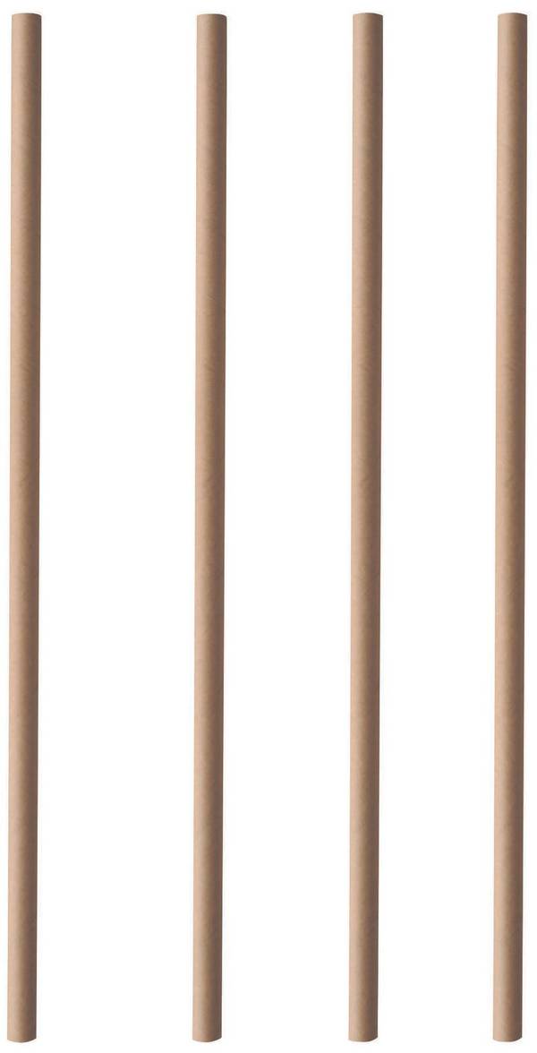 PAPSTAR Strohhalme pure braun 88224