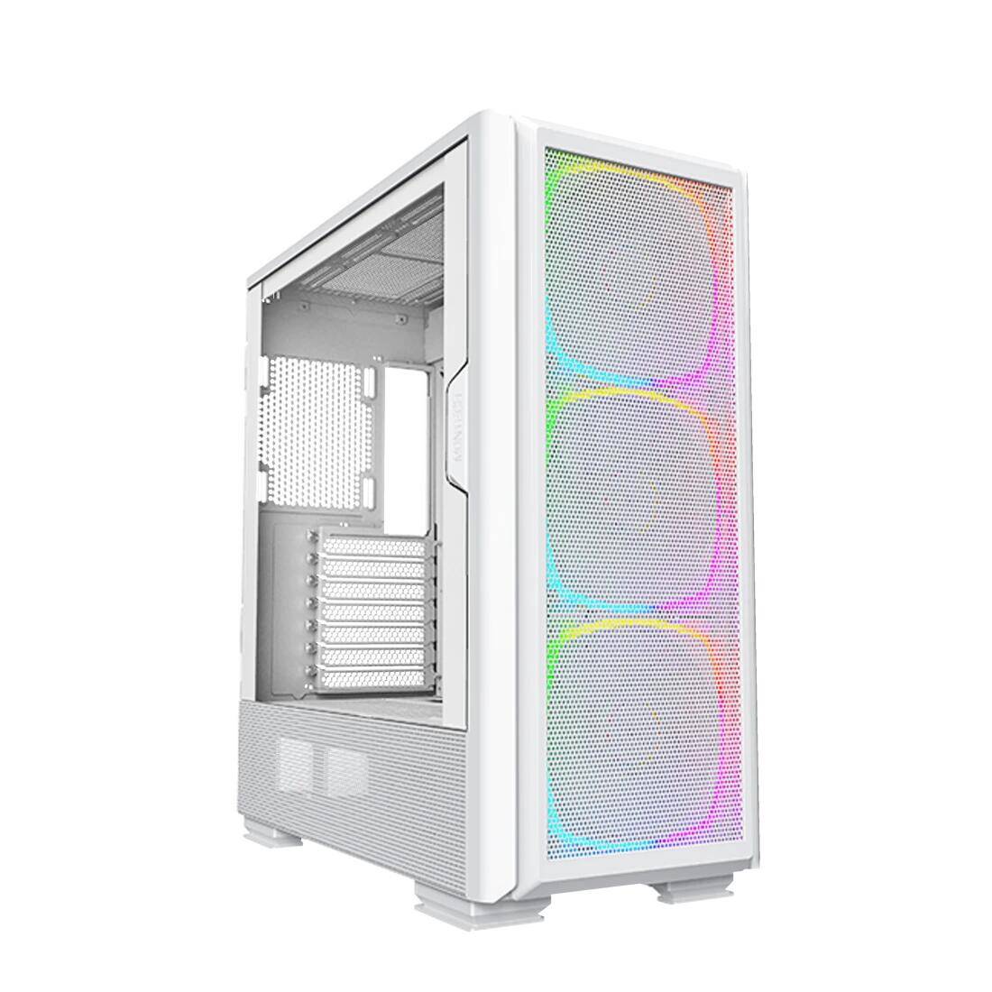 MONTECH PC Gehäuse Sky Two GX Midi-Tower Weiß SKYTWOGXW-0