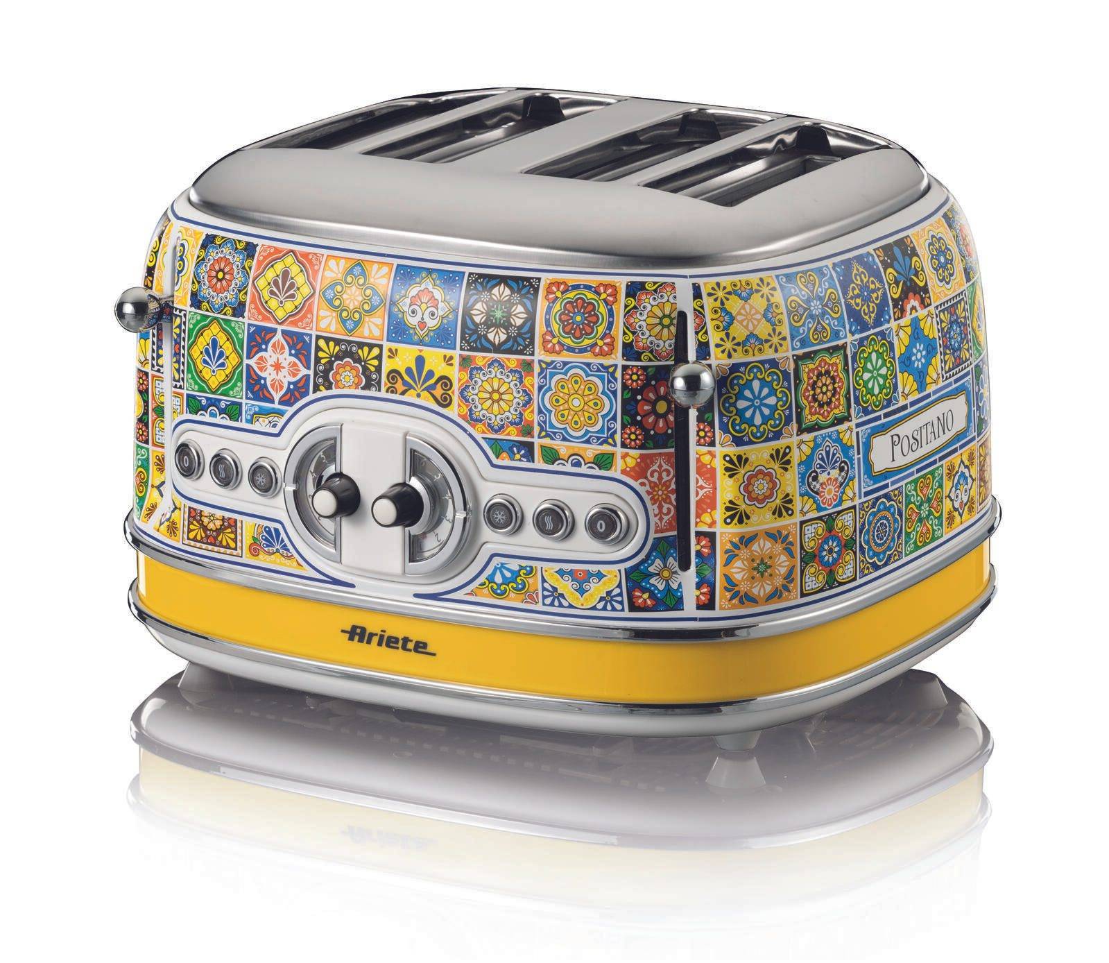ARIETE - Vintage 4-Schlitz-Toaster - Positano Design-0