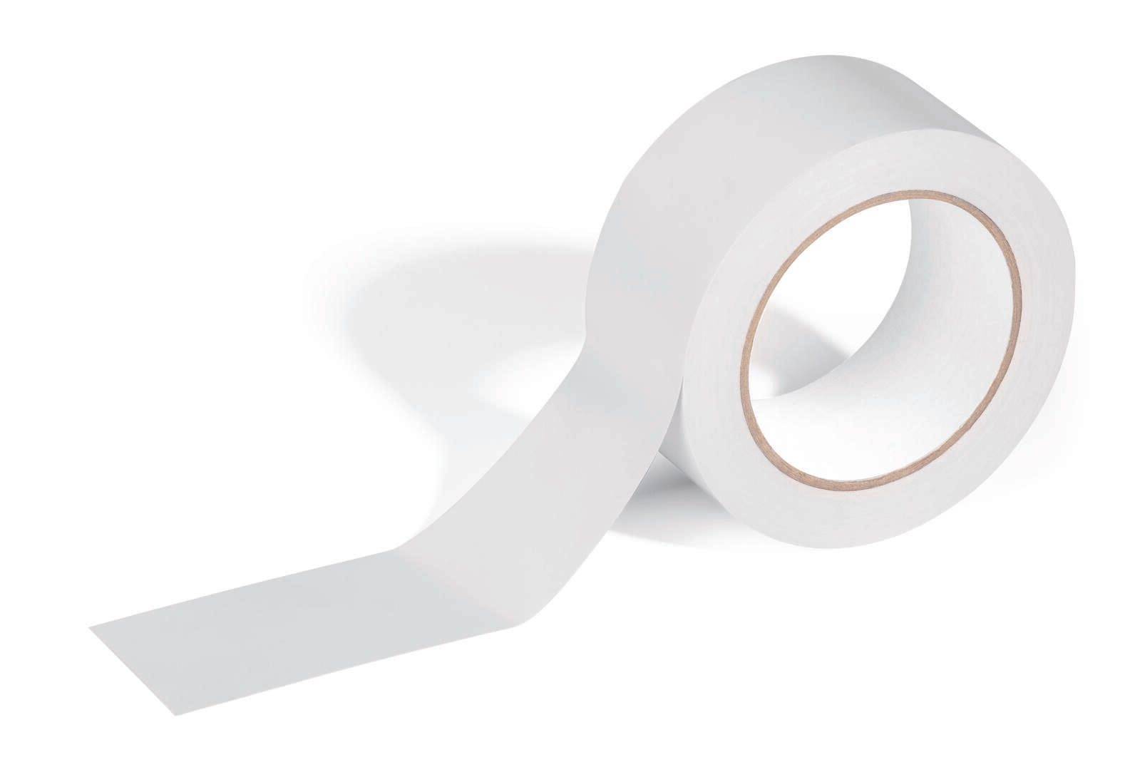 DURABLE Duraline Basic Bodenmarkierungsband 50 mm x 33 m weiß 104402-0