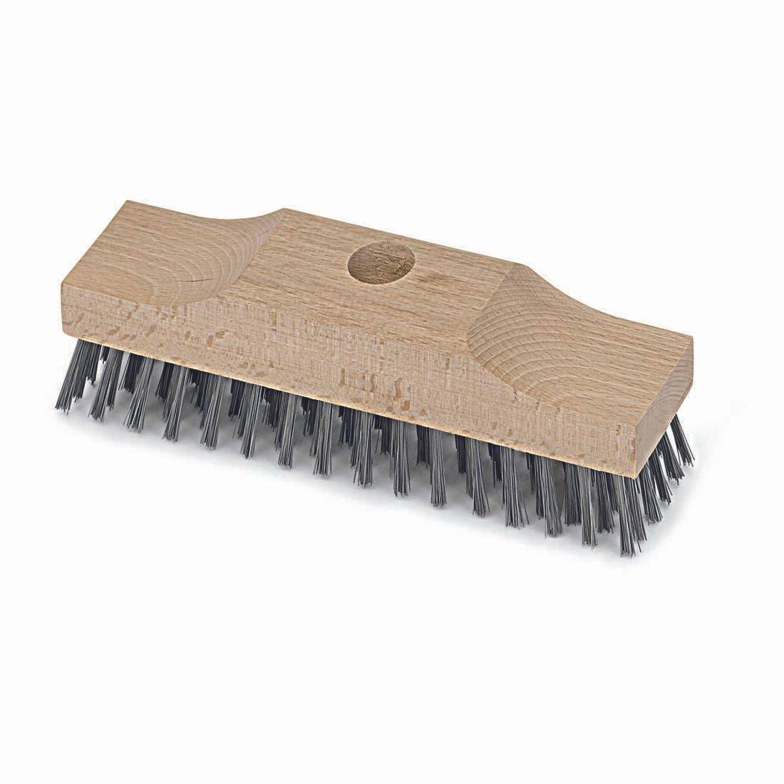 Nölle Drahtbesen Holz grau 321600