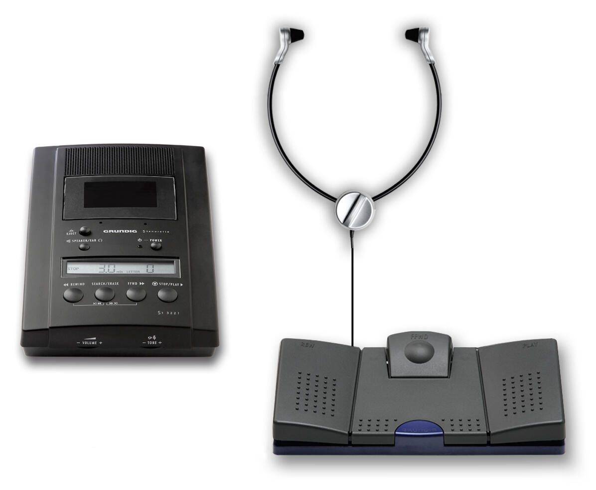 GRUNDIG Stenorette St 3221 Wiedergabegerät-Set PFR9900-0