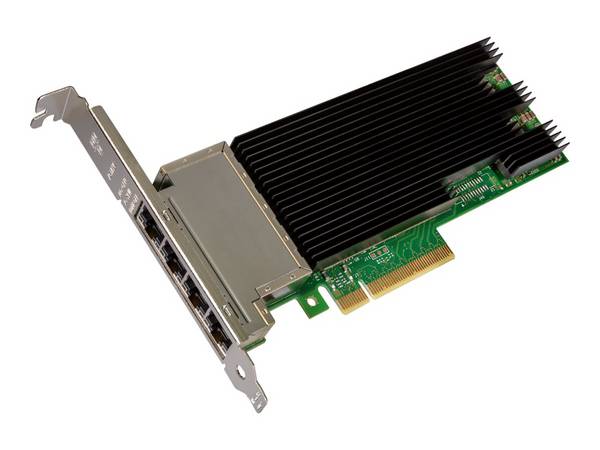 Intel Ethernet Converged Network Adapter X710-T4 Netzwerkadapter PCIe 3.0 x8 Low-Profile 10Gb x 4 PCI-Express