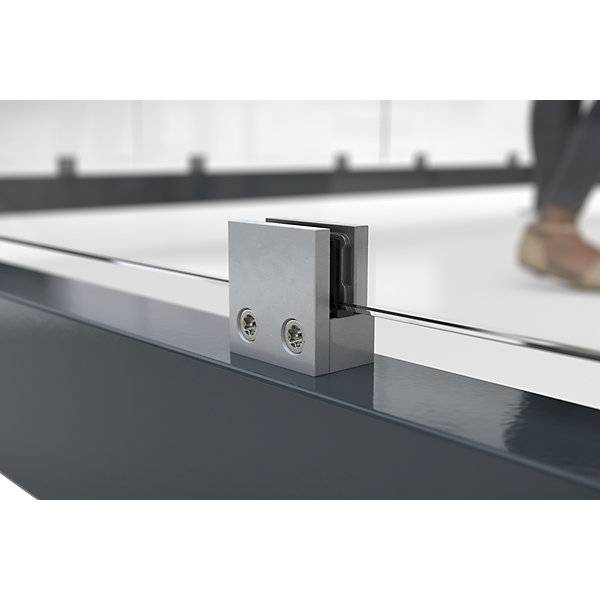 Überdachung Köln mit Sitzbank und Ascher offen fertig montiert B 2165 mm mit Sitzbank 7 Glaselemente.-4