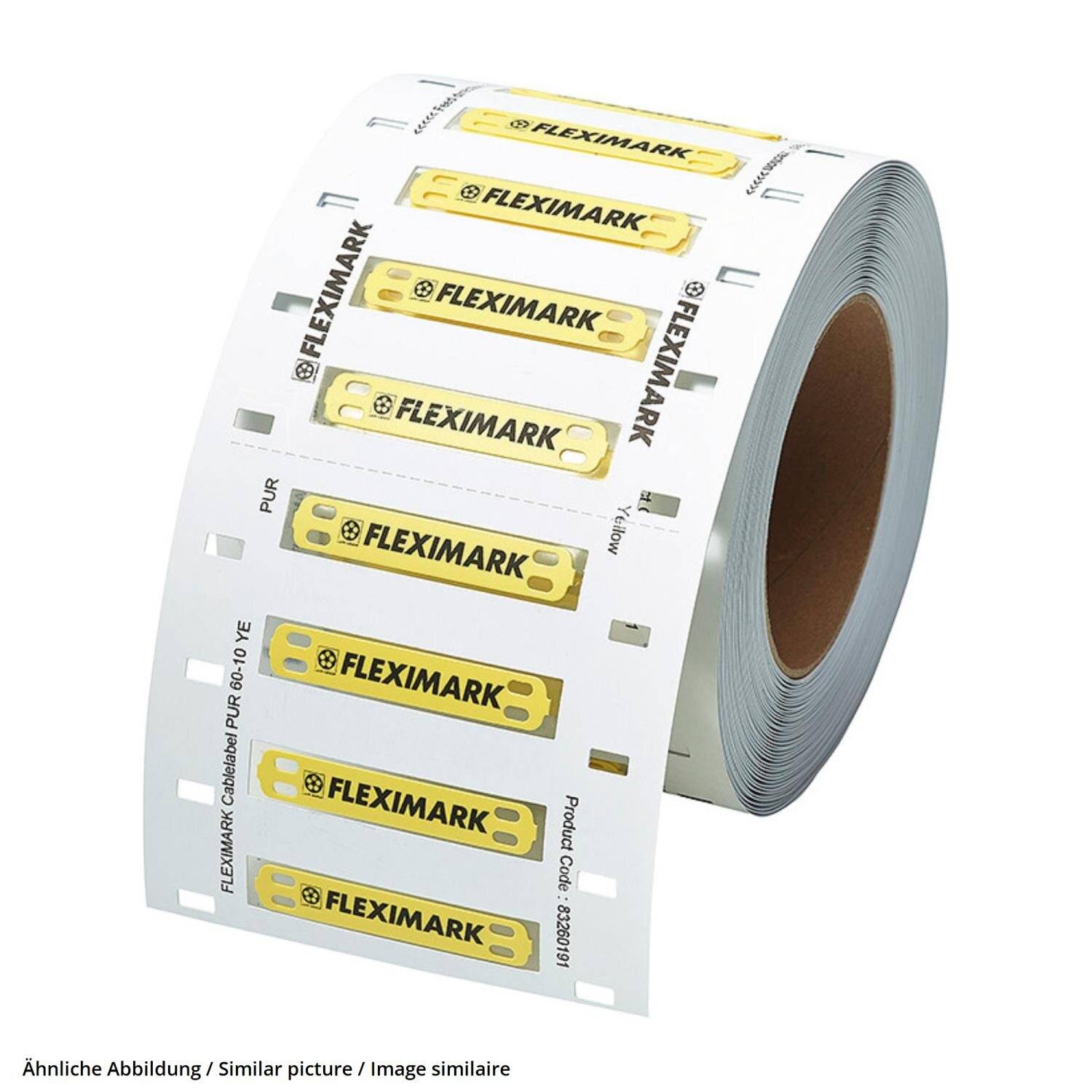 Preisbild für LAPP FLEXIMARK Cablelabel PUR 55x12 YE FCC - 1 Stück