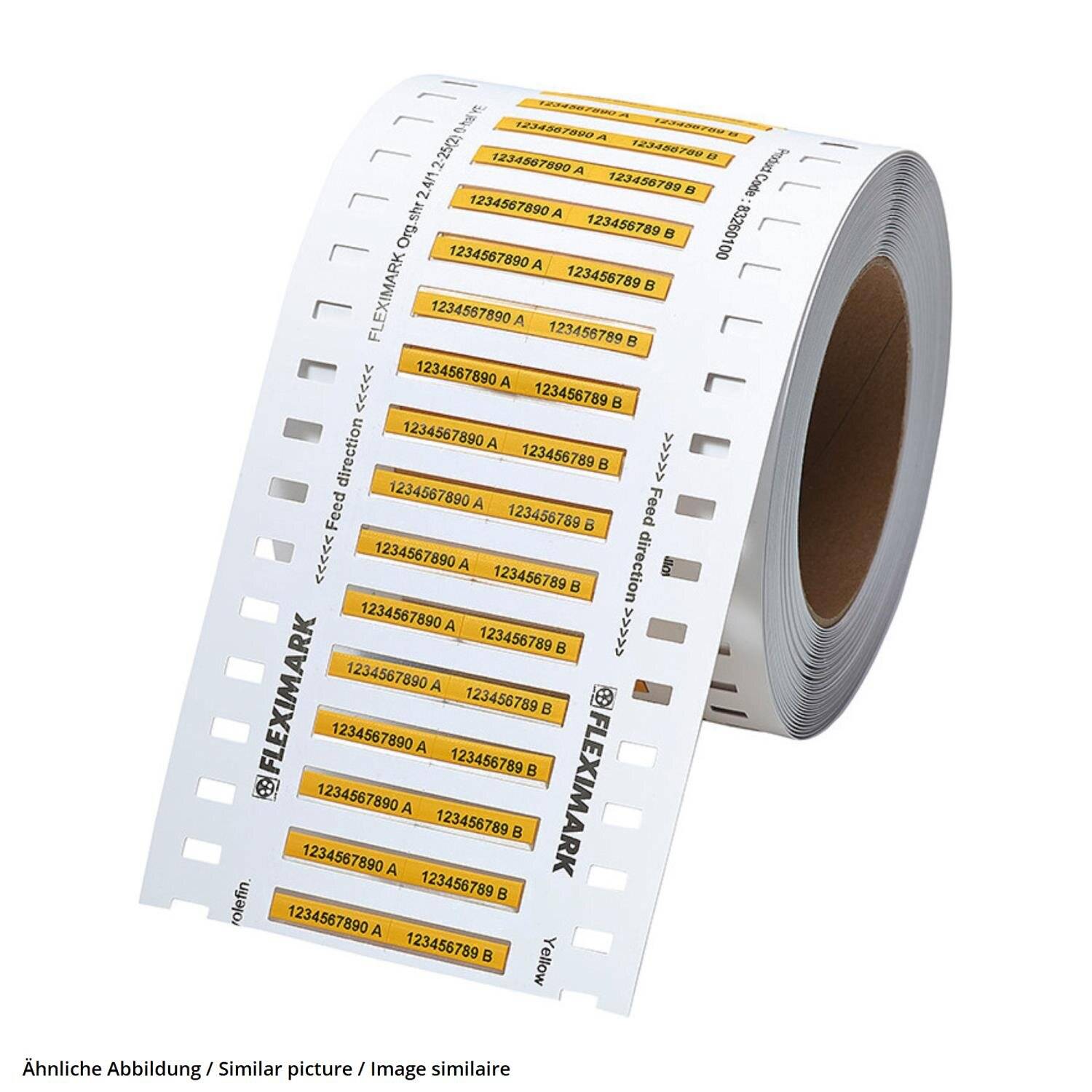 FLEXIMARK FCC ohne shr4.8/2.4-12.5 0-hal YE - 1 Stück-2