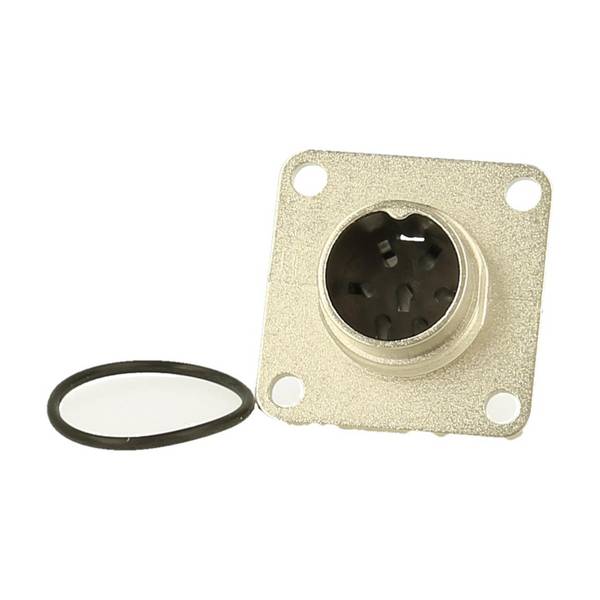 C09111S0070002U Amphenol Male panel connector 7 pole IP67 crimp screw locking - 1 Stück