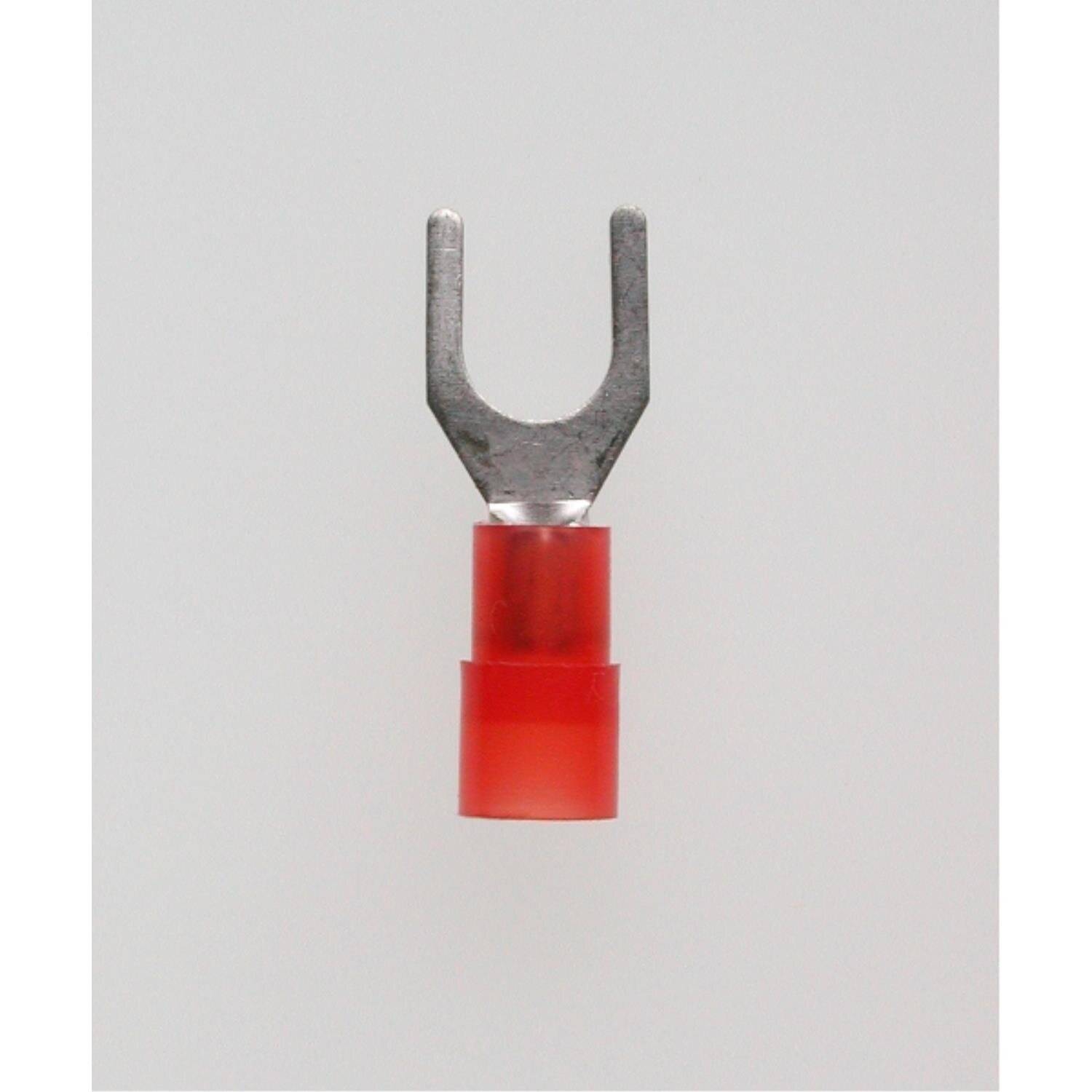 Stecker Express K404050N, Quetschkabelschuh DIN 46237 isoliert, Gabelform-1