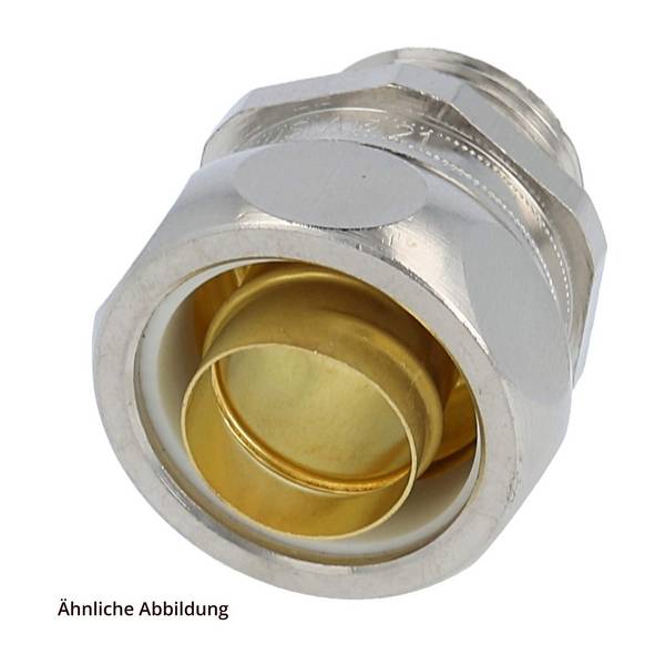 FLEXA US-P Metallverschraubung gerade Gewinde PG16x1,41 für Schlauch-Außendurchmesser 21,0mm für