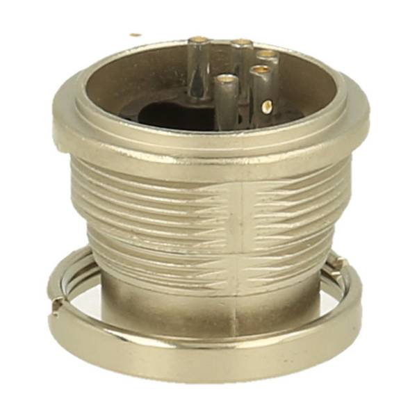 T3358100U Amphenol Male panel connector 5 pole IP40 solder silver screw locking - 1 Stück