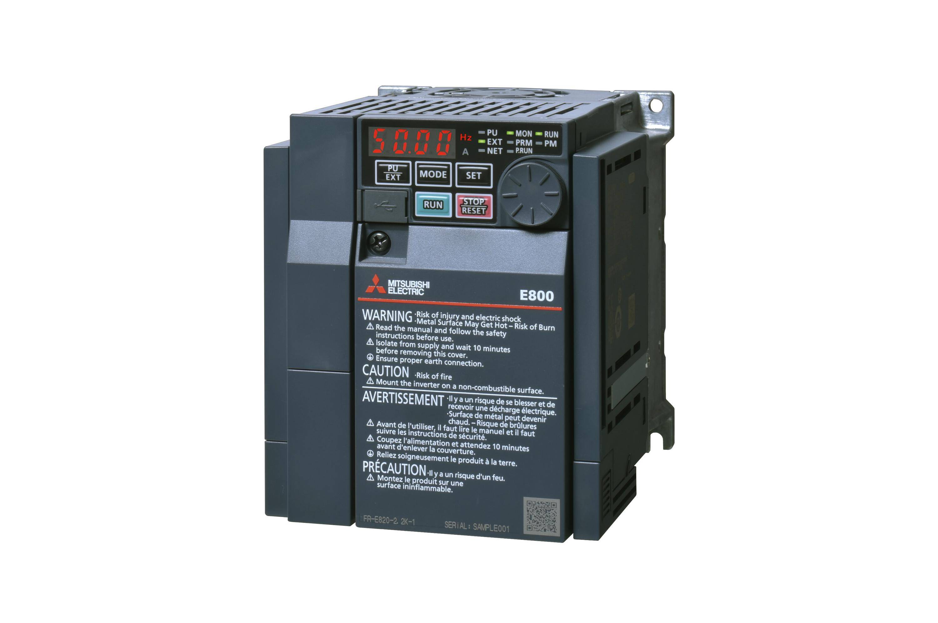 Mitsubishi Electric Mitsubishi Electric Umrichter Pn:0,75-1,5kW3x380-4 FR-E840-0026-4-60-1