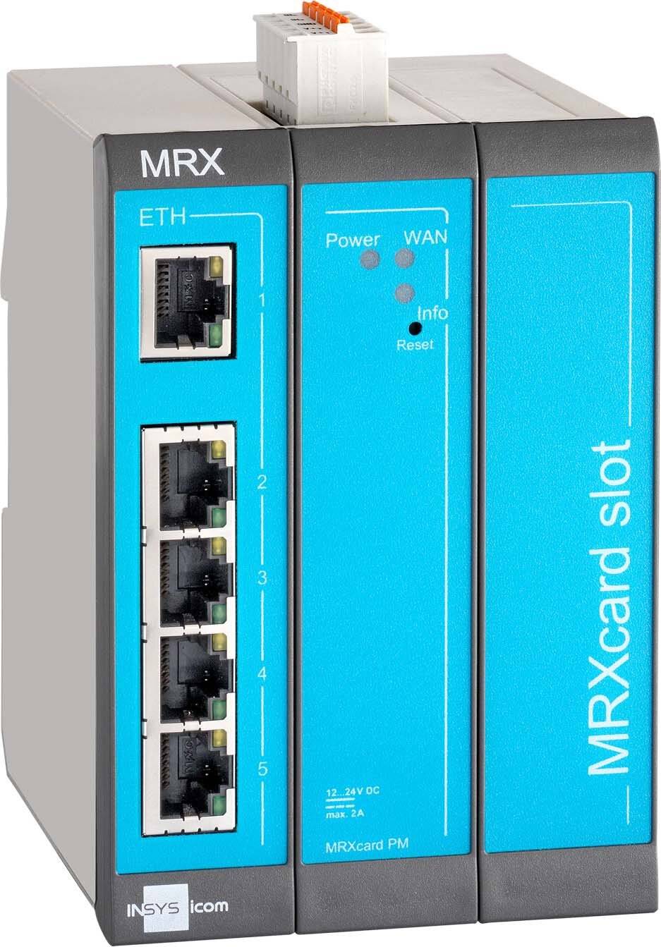INSYS icom MRX MRX3 LAN - Router 5-Port-Switch-8