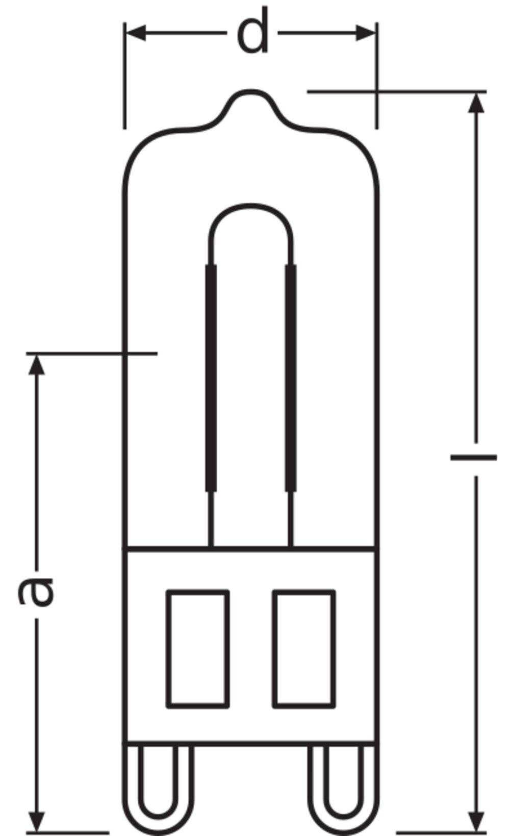 Preisbild für Halogenlampe HaloPin Eco 20 Watt G9