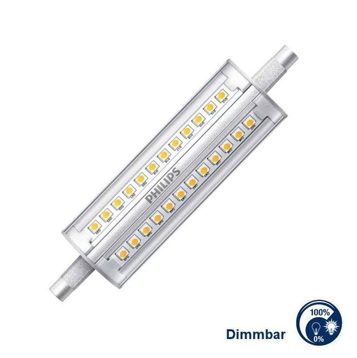 Philips Corepro LED Lineair R7s 118mm 14W 2000lm - 840 Kaltweiß | Dimmbar - Ersatz für 120W-4
