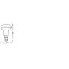 Preisbild für Ledvance LED-Reflektorlampe R50 WiFi, 2700-6500K SMART #4058075609518 220 V, 30 mA, 3,3 W, 210 lm