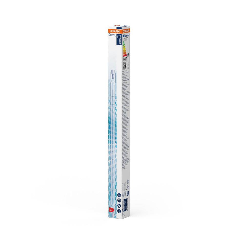 Symbolbild für OSRAM Halogen EEK: G (A - G) R7s 250.70 mm 230 V 1500 W Warmweiß Röhrenform dimmbar 1 St.