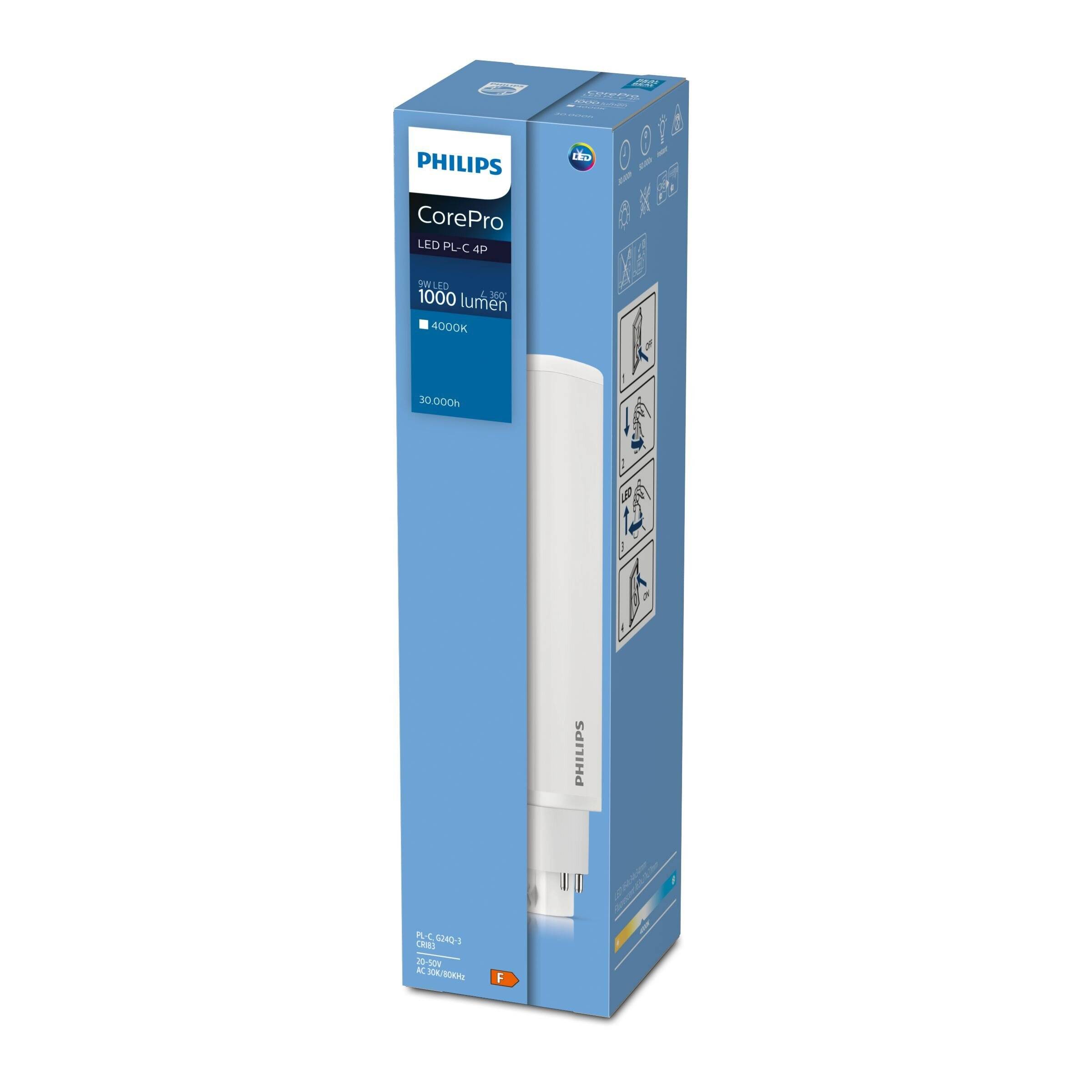 Preisbild für Philips Signify LED-Leuchtmittel LB24 CorePro LED PLC 8.9W 840 2P G24d-3