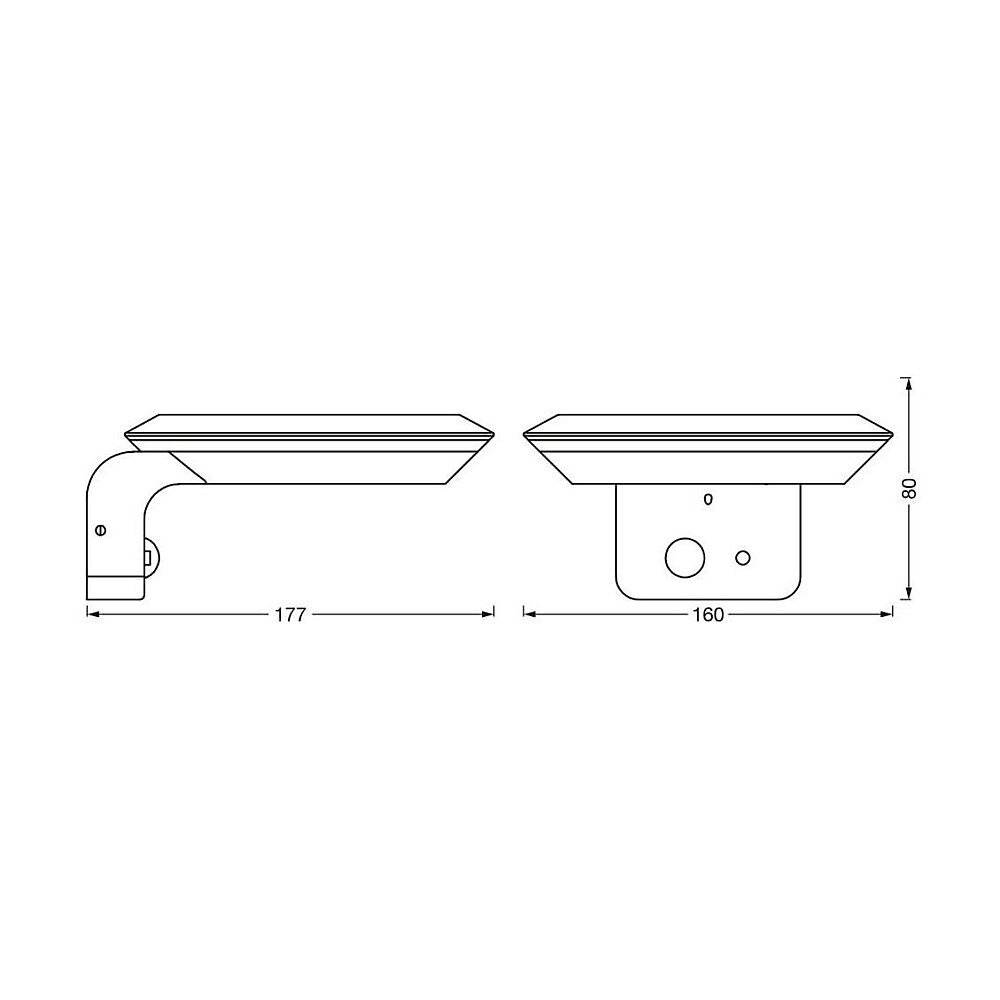 Preisbild für Ledvance LED-Solarleuchte ENDUR #4058075763210 840 mA, 25000 h, 3,6 W, 50 lm/W, 180 lm, 3000 K