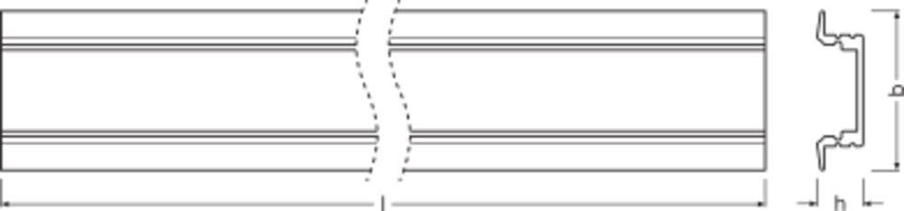 Symbolbild für Ledvance LED-Profilschiene LSAYPF03UW/25X7/12/2