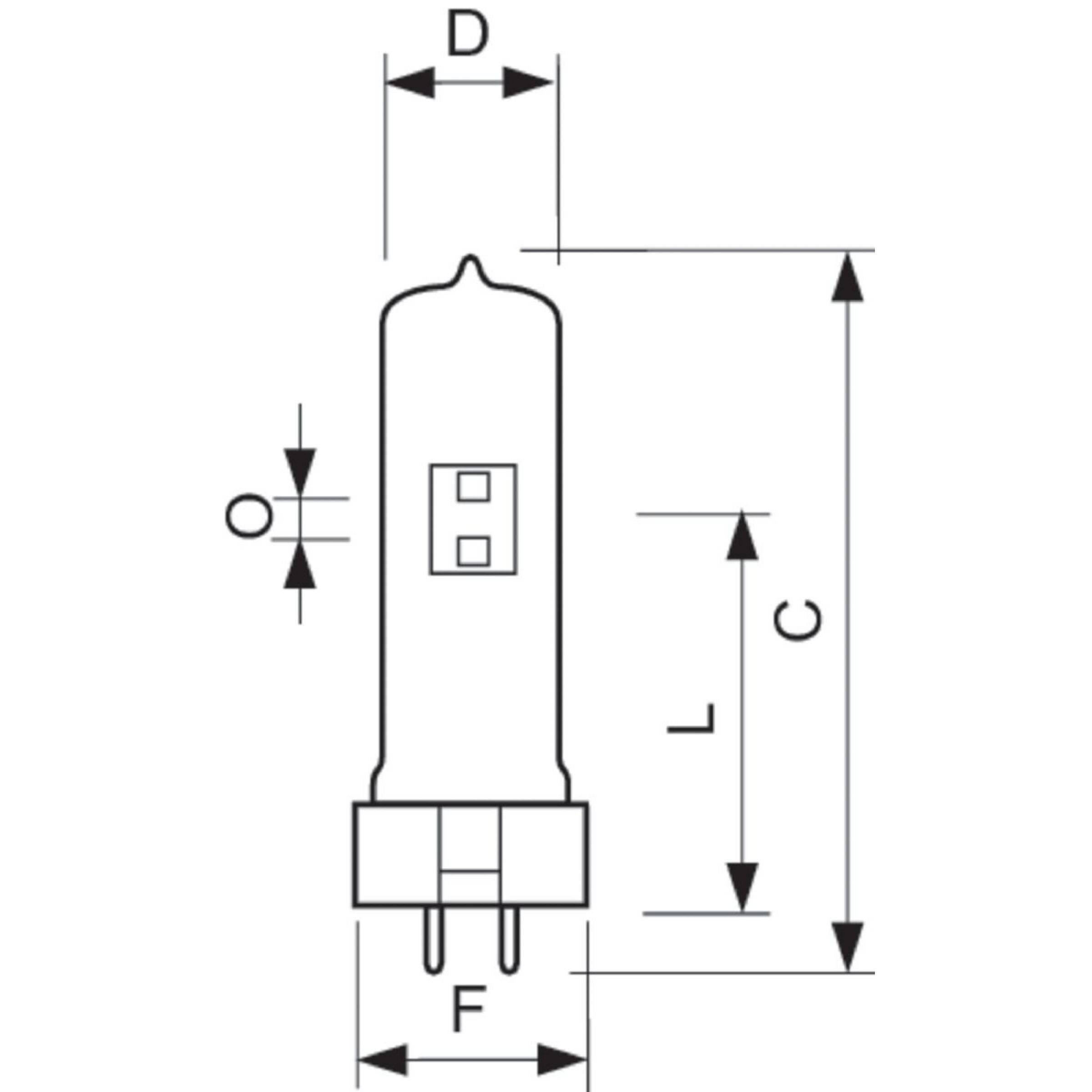 Preisbild für Philips Lighting Projektionslampe MSD 575 1CT/16